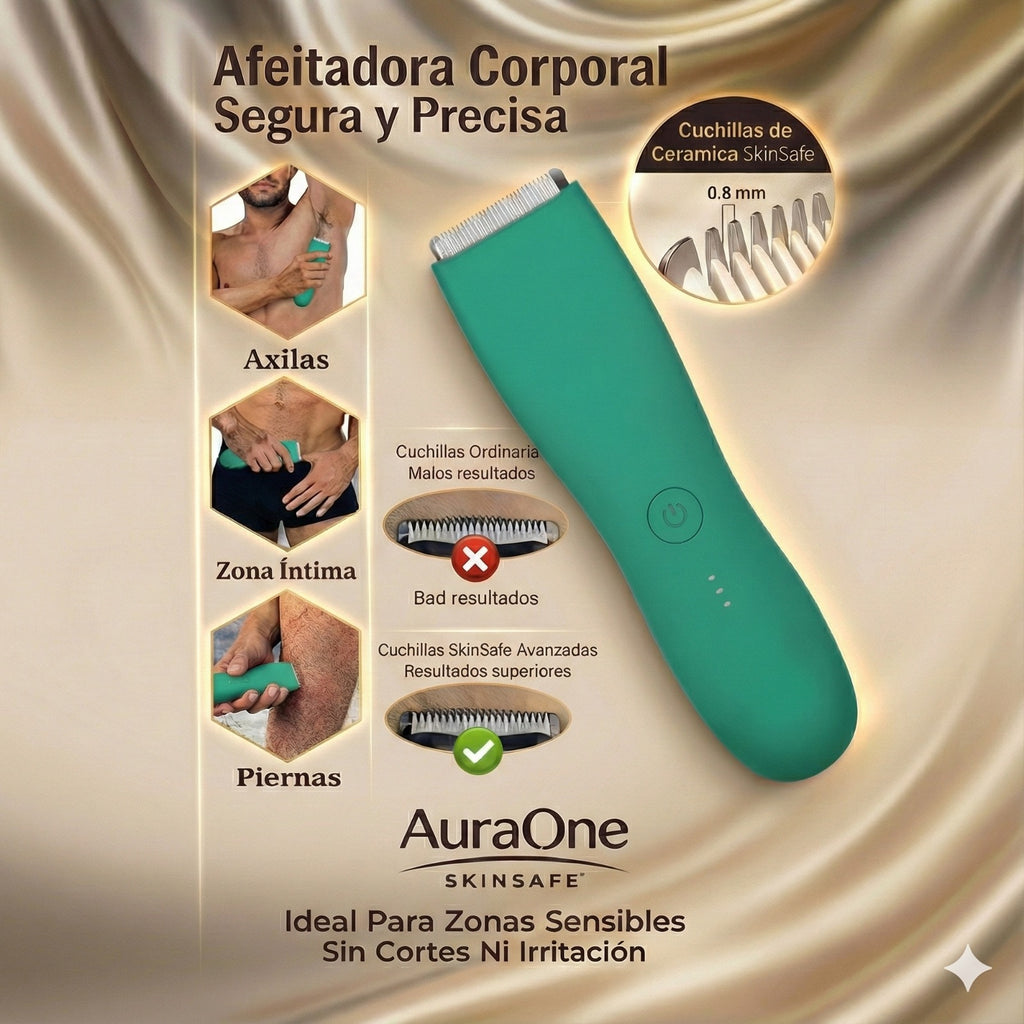 Afeitadora Corporal VERDE AGUA