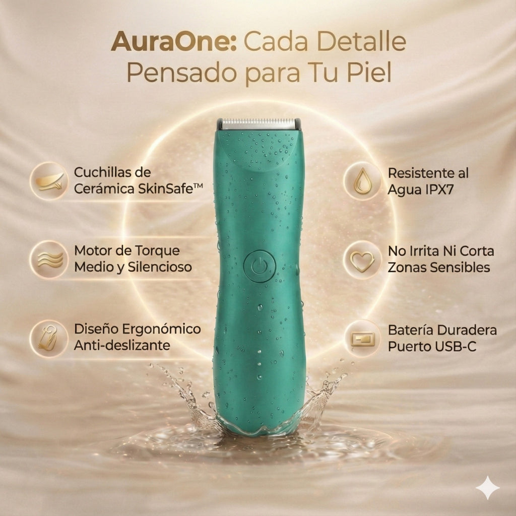 Afeitadora Corporal VERDE AGUA