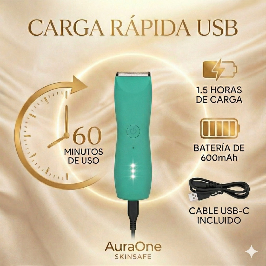 Afeitadora Corporal VERDE AGUA